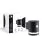 D'Lite Applique Murale Solis Solar Noir Up & Down - 830 Blanc Chaud | IP54 - Détecteur De Mouvement