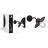 D'Lite Wandlamp Ember Zwart | IP54 - Geschikt voor 1x E27