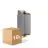 Voordeelpak 10x Nordlux Nico Wandlamp Aluminium Antraciet Up & Down | Geschikt voor 2x GU10