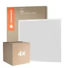Voordeelpak 4x  Ledvance LED Paneel Eco 36W 3600lm 830 Warm Wit | 60x60cm - UGR 